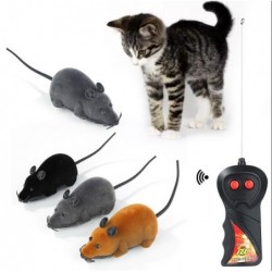 Mysz elektroniczna - zabawka dla kotów - bezprzewodowa - z pilotemZabawki