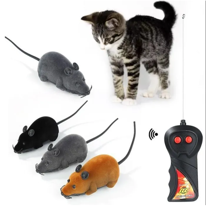 Elektronische Maus - Spielzeug für Katzen - drahtlos - mit Fernbedienung