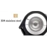 Vacuum thermos - with strap - stainless steel - large capacity - 1200L - 1600L - 2000L