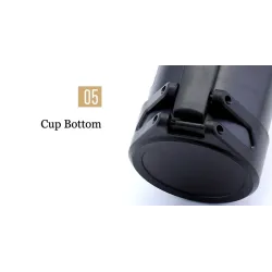 Vacuum thermos - with strap - stainless steel - large capacity - 1200L - 1600L - 2000L