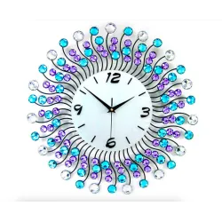 Modern living room - diamond clock - simple decoration - beautiful