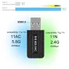 WiFi-ontvanger - adapter - USB 3.0 - 5GHz - 300 mbps / 1300 mbpsNetwerk
