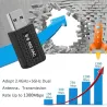 WiFi-ontvanger - adapter - USB 3.0 - 5GHz - 300 mbps / 1300 mbpsNetwerk