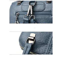 Multifunctional shoulder bag - leather backpack