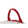 Leather backpack - shoulder bag - with openable back pocket