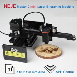 NEJE Master 2 - mini grawerka laserowa - do drewna - bezprzewodowa - sterowanie APPMaszyny do grawerowania