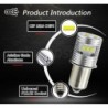 P13.5S / E10 - LED bulb - 6000K white - for flashlight - 2 piecesE10
