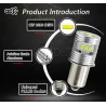 P13.5S / E10 - LED-lamppu - 6000K valkoinen - taskulampulle - 2 kpl