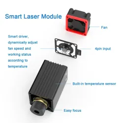 NEJE Master 2 - mini grawerka laserowa - do drewna - bezprzewodowa - sterowanie APPMaszyny do grawerowania