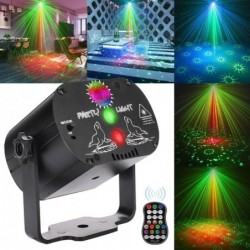 Mini światło dyskotekowe - projektor - LED - RGB - na dyskotekę / imprezy / wesela