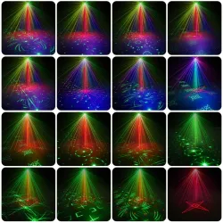 Mini światło dyskotekowe - projektor - LED - RGB - na dyskotekę / imprezy / weselaOświetlenie sceniczne i eventowe