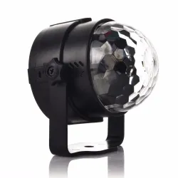 Kristallen bol - podiumlichtprojector - RGB - LED - met afstandsbediening / verstelbare voet - 5V - voor disco / feestjesPodi...
