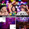 Kristallen bol - podiumlichtprojector - RGB - LED - met afstandsbediening / verstelbare voet - 5V - voor disco / feestjesPodi...