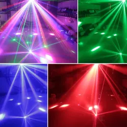 Laserowe światło stroboskopowe - RGBW - LED - na sceny / imprezy / klubyOświetlenie sceniczne i eventowe