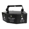 9-wiązkowa lampa dyskotekowa - RGB - DMX - LED - projektor świetlny - laser - pilot - do dyskoteki / barówOświetlenie scenicz...