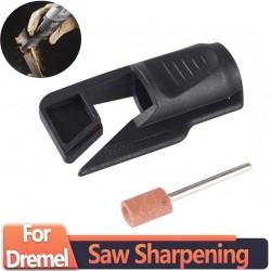 Saw sharpener adapter -rotation drill -