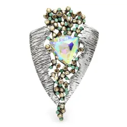 BrochesLittle gem crystal geometric brooche - for everyday use