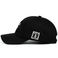 Baseballkappe / Hysterese - verstellbarer Riemen - trauriges Gesichtslogo
