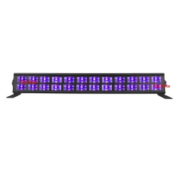 Dubbelrad UV-scenljus - LED-bar - DMX - UV - 3W - för klubb/disco