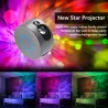 Iluminación de escenarios y eventosProyector láser LED - luz de escenario - con control remoto - cielo estrellado / galaxia /...