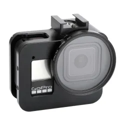 Futerał ochronny GoPro Hero 8 - aluminiowa ramka - z filtrem soczewki UVOchrona
