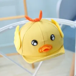 Kinder baseball pet - eend met snavel / ogenPetjes & mutsjes