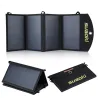 Solpanel - batteriladdare - hopfällbar - vattentät - dubbla 5V/2.1A USB - 25W