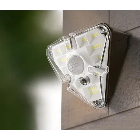Lampa solarna LED - kinkiet zewnętrzny - czujnik ruchu PIR - wodoodpornyOświetlenia słonecznego