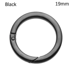 Veer O-ring gesp - ronde drukknop - haak - karabijnhaak - 19mm - 25mm - 32mm - 38mmSleutelhangers