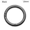 Spring O-ring buckle - round push trigger - hook - carabiner - 19mm - 25mm - 32mm - 38mm