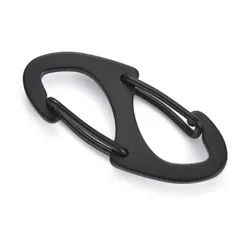 8-shaped carabiner clip - hiking - rock climbing - camping