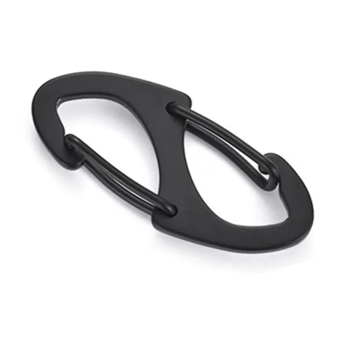 8-shaped carabiner clip - hiking - rock climbing - camping