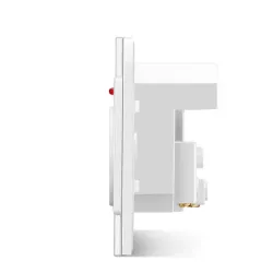 Electrical power socket - glass panel - designer