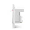 Electrical power socket - glass panel - designer