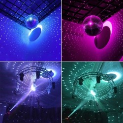 Iluminación de escenarios y eventosBola de discoteca espejo - giratoria - reflectante - 10cm / 15cm / 20cm / 25cm / 30cm