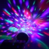 Mini światło dyskotekowe - USB - LED - kryształowa kula - lampka - z czujnikiem muzykiOświetlenie sceniczne i eventowe