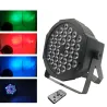 LED Par - flat stage light - RGBW - DMX - with remote control