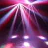 Spider beam stage light - portable - moving head - LED - RGBW - 8x 10W