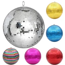 Boule à facettes miroir - rotative - réfléchissante - 10cm / 15cm / 20cm / 25cm / 30cm