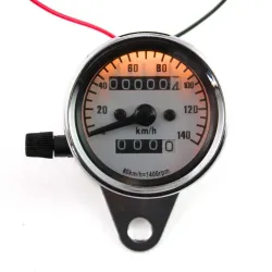 Dual motorcycle speedometer - LED - 12V