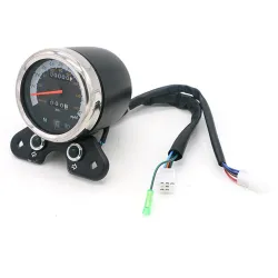 Doppelter Motorrad-Tacho - universell - mit LED-Anzeige