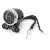 Dual motorcycle speedometer - universal - with LED indicator