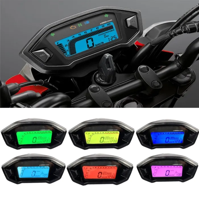 Motorcycle speedmeter - 12V - waterproof - LCD digital display - for Honda Grom 125 MSX125