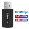 WiFi-ontvanger - adapter - USB 3.0 - 5GHz - 300 mbps / 1300 mbpsNetwerk