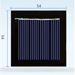 Paneles solaresMini solar panel recharger - 2v - 100MA - for 1.2V battery - small motor