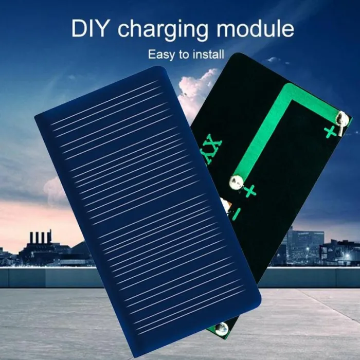 Mini panel słoneczny - ładowarka - 5,5V - 50MA - 68 * 38mmPaneli słonecznych