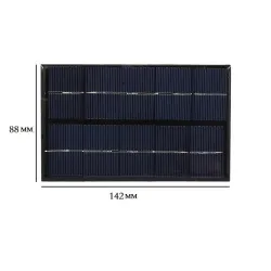 Solar panel - charging board - quick charging - 5W - 5V - USB