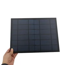 Solar panel - phone / batteries charger - 10W - 6V