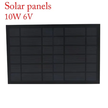 Panel słoneczny - ładowarka do telefonu / baterii - 10W - 6VPaneli słonecznych