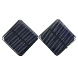 Solar panel - for charging Smartphones / batteries - 2V - 160mA - 50 * 50mm - 10 piecesSolar panels